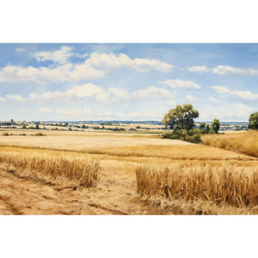 Tableau Peinture Paysage De Campagne